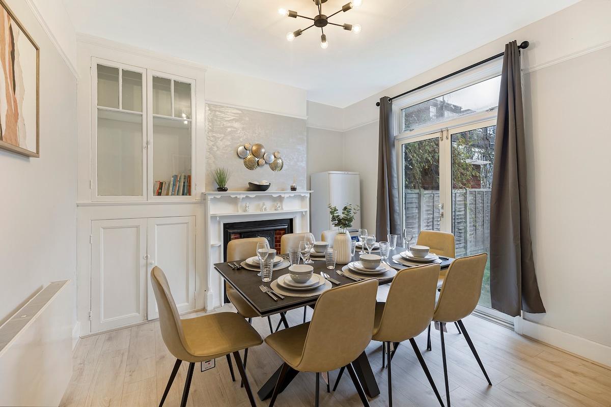 Private House W/Garden very Fast access Ctr London3