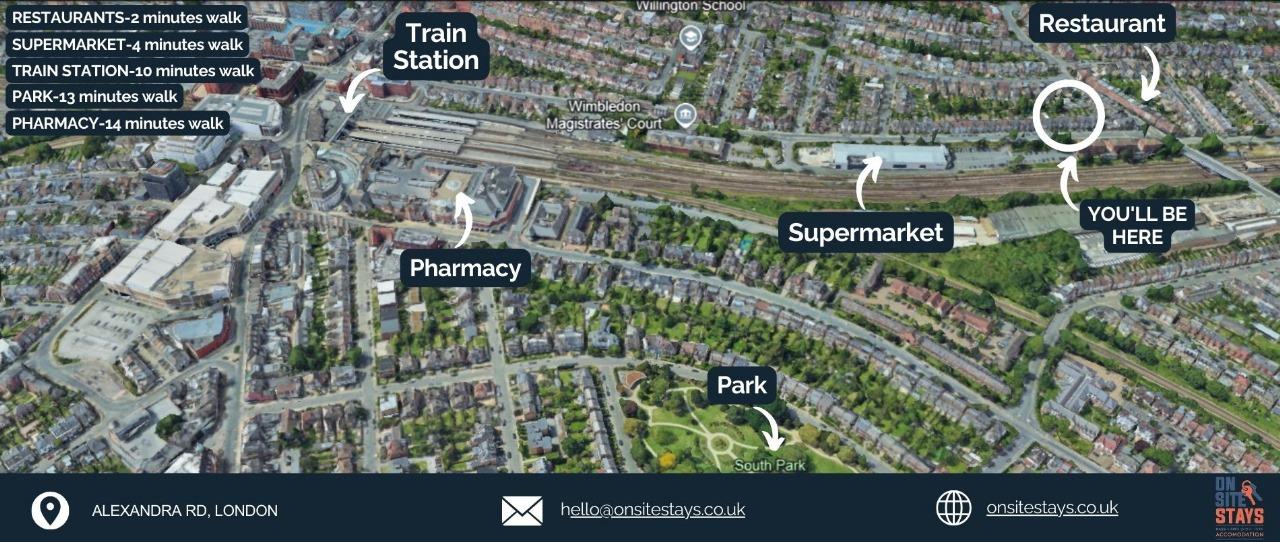 2-Bedroom Apartment with Private Garden near Wimbledon Station | On Site Stays Wimbledon2